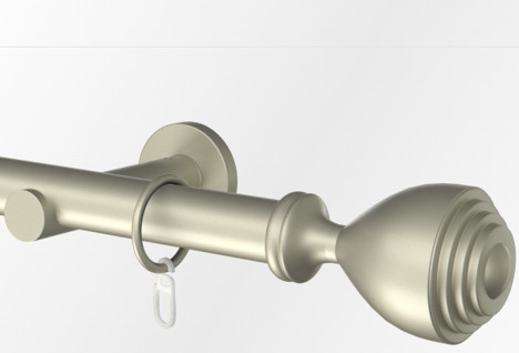 Karnisze metalowe Ø25 z końcówką Avanti 160cm