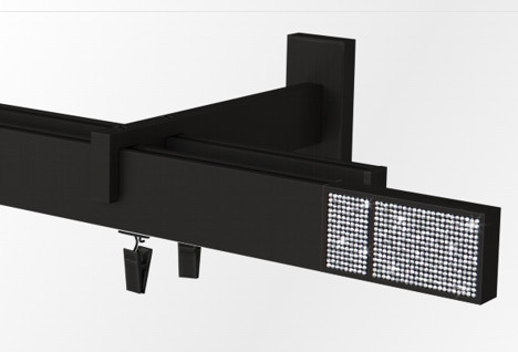 Karnisz apartamentowy podwójny Boss Cristal 150cm