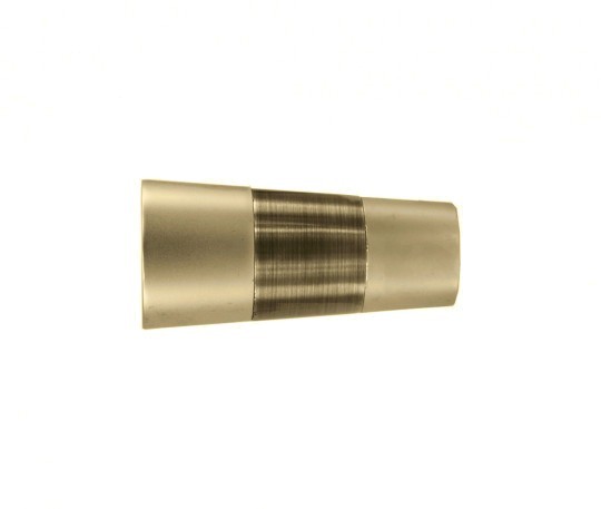 Końcówka karnisza Valleo Ø 16 mm- mosiądz antyczny/złoto mat