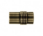 Zakończenie karnisza Cylinder Ø 16 mm - mosiądz antyczny