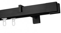 Karnisz Square Line "Ava black" w kolorze czarnym