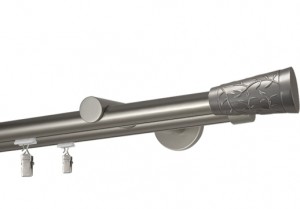 Karnisz podwójny 19 mm satyna - 300 cm Fenix