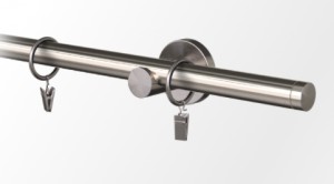 Karnisz metalowy 19mm Nobia- krótki wspornik