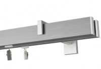 Square line Karnisz Profil - aluminium, wspornik - biały
