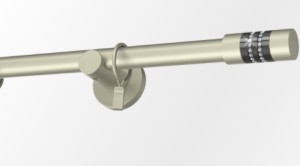 Karnisz metalowy 19mm Onyx- krótki wspornik