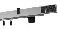 Karnisz Boss Black w kolorze profil - aluminium, wspornik - czarny Square Line